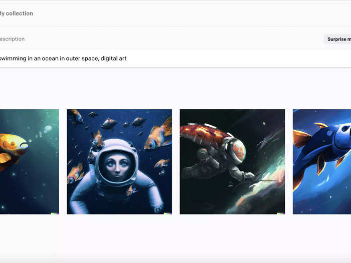 The details you can search for are seemingly limitless, including the style of art or artist you want the AI-image to resemble. For this search, I specified that I wanted the image to be "digital art."