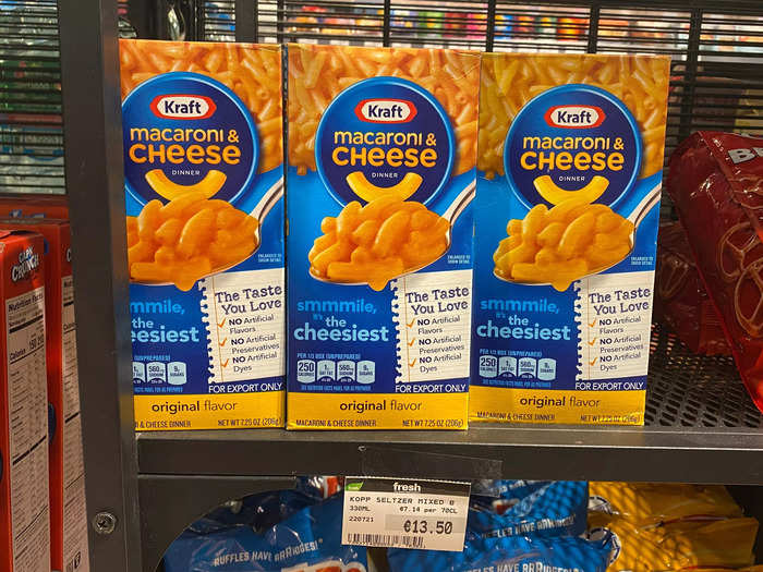 Kraft mac and cheese will always be an American staple.