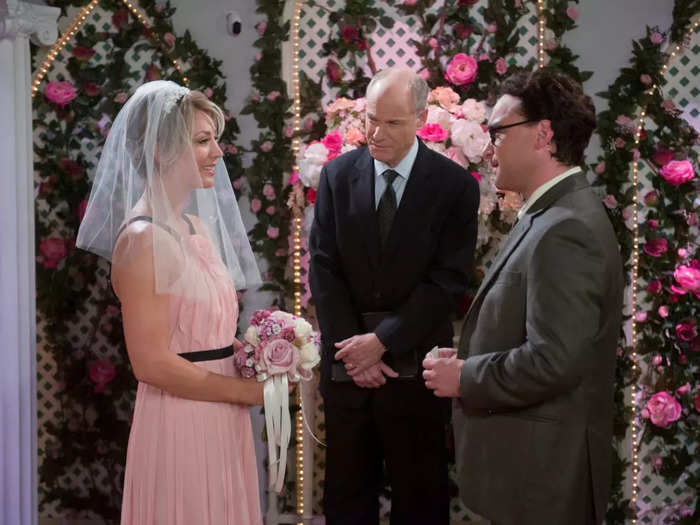 On the show, Penny and Leonard eventually get married — twice. Both actors say those scenes weren