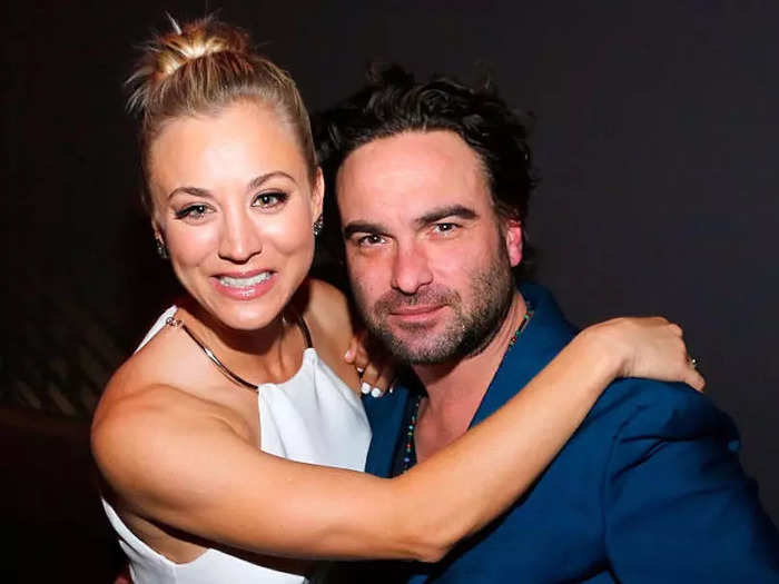 The cast hung out before season two began and Galecki ignored Cuoco