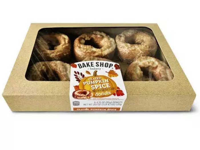 Get into the fall spirit with the seasonal Bake Shop pumpkin donuts.