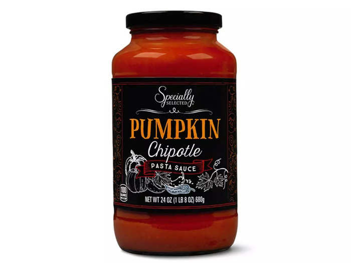 Pair the Specially Selected pumpkin-butternut squash or pumpkin-chipotle pasta sauce with noodles.