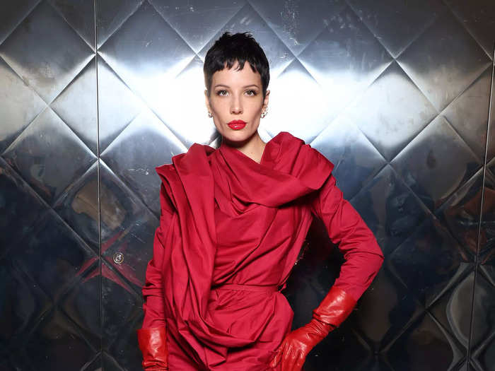 Halsey then made an appearance at Vivienne Westwood