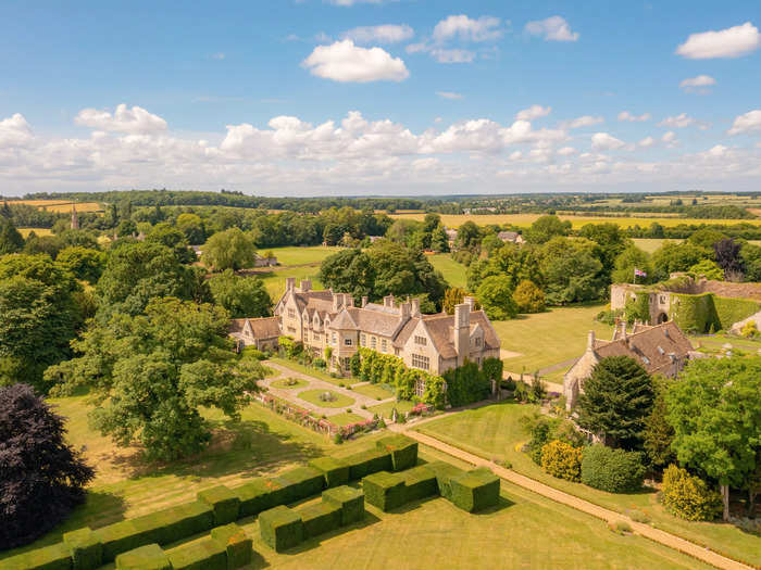 Barnwell Manor, an eight-bedroom home in Peterborough, is on the market for £4.75 million, or around  $5.4 million.