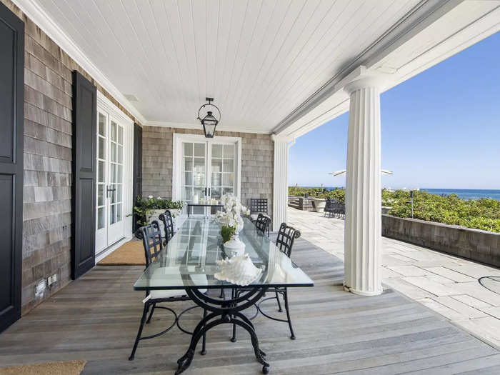 ... and several outdoor patios overlooking the ocean.