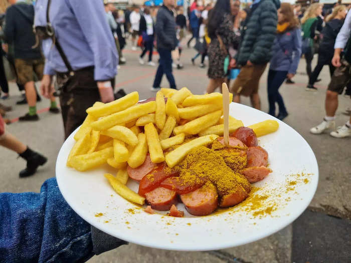 The food stalls were one of the best parts of the festival.