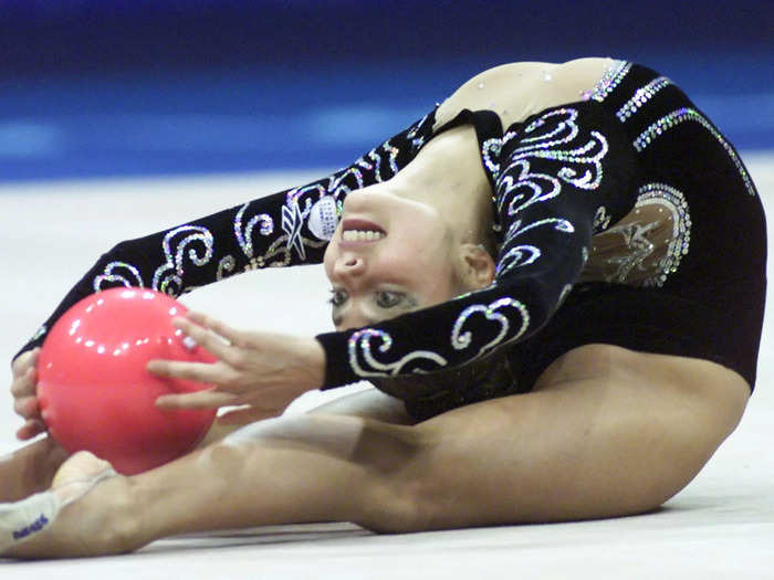 Kabaeva was a highly decorated rhythmic gymnast, earning her the nickname, "Russia