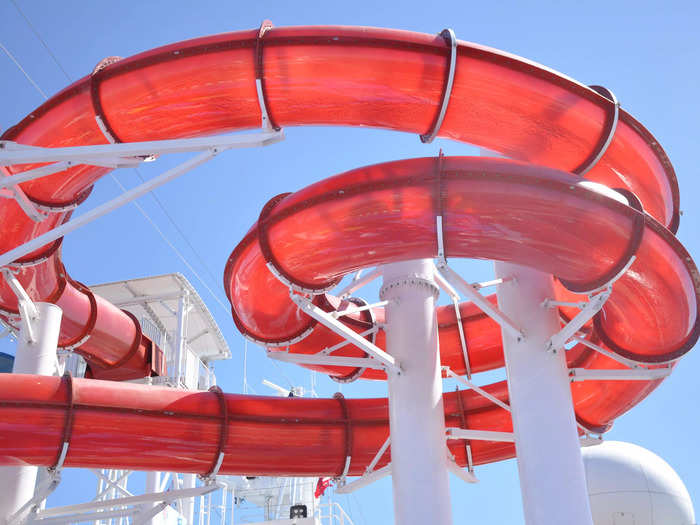 The water slides and relaxing pools are my favorite way to spend a sea day on Panorama.