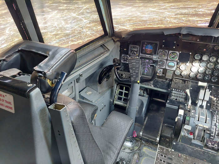 I thought the cockpit could do with a bit of a clean, too.