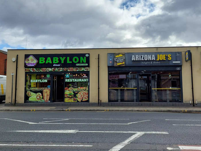 There were other fast-food joints just over the road from The Steakout.