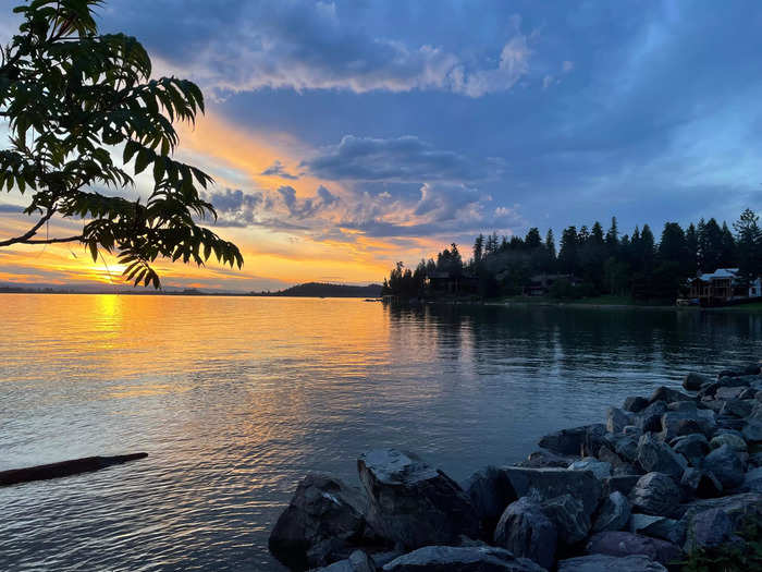 Flathead Lake Lodge is expensive — around $5,000 per person for a week.