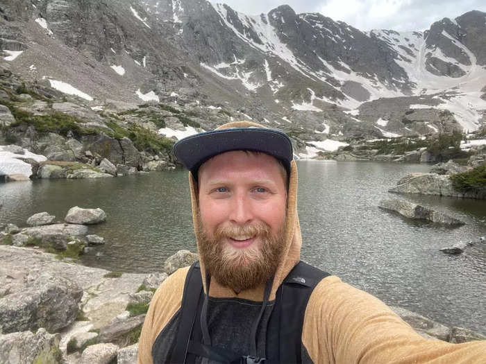 Our visit to Sky Pond brought a taste of winter to our summertime getaway.