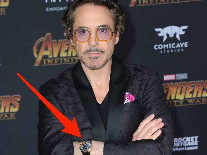 RDJ has a watch collection that