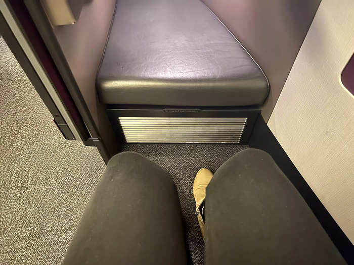 …and plenty of legroom. I