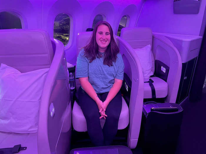 I flew on the inaugural flight from New York to Auckland in business class, and back in the airline