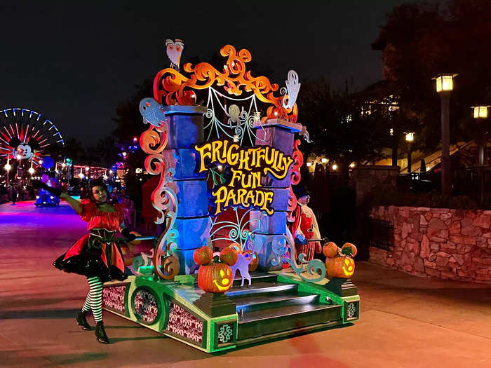 An event-exclusive parade is held twice nightly.