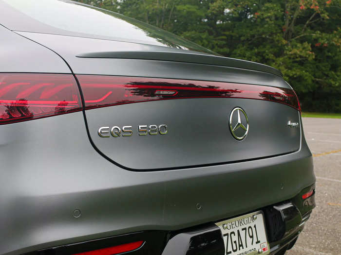 There are three versions of the EQS on the market: the 450+, the 580, and the high-performance AMG model.