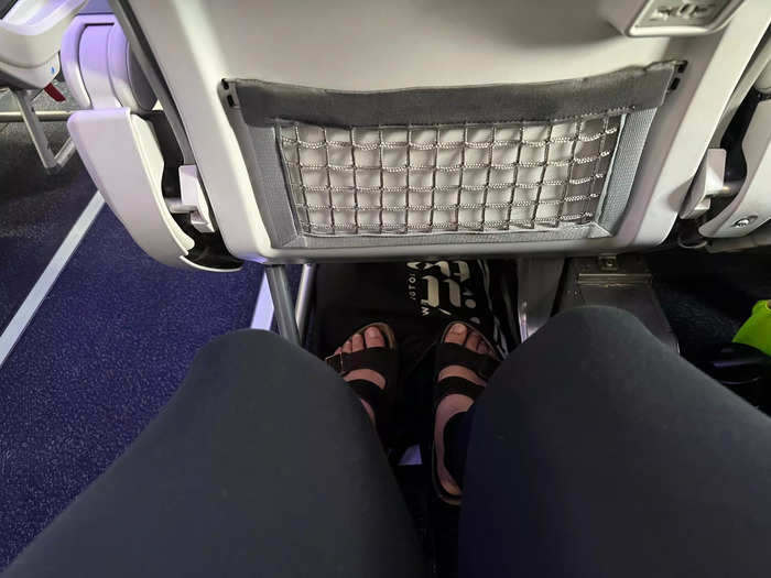 I found the economy seat perfectly comfortable with plenty of legroom. I