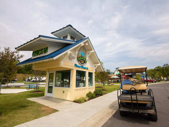 Camp Margaritaville may be known for its fully equipped RV parks with amenities like playgrounds, multiple pools, and bars (it is Margaritaville after all) …