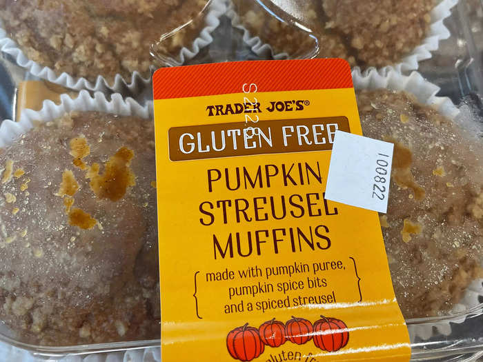 The pumpkin-streusel muffins are perfect for a fall brunch.