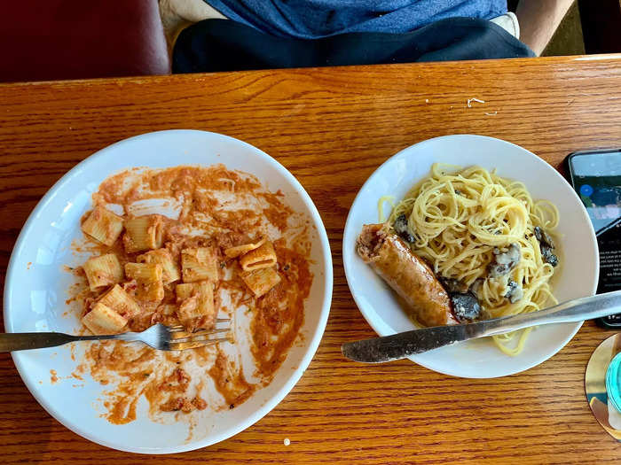 I still had my first bowl on the table, so I could compare them head to head.