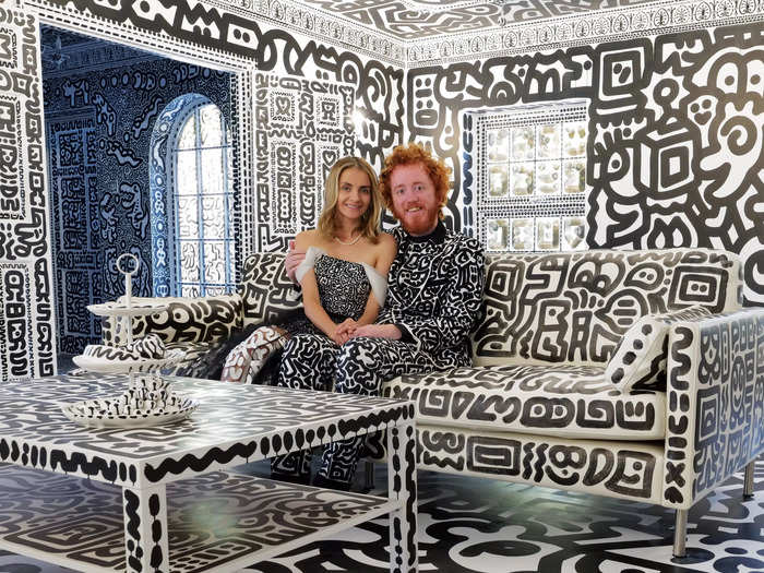 Sam Cox, known as Mr Doodle, covered his entire home with doodle art, in what he would describe as his childhood dream.