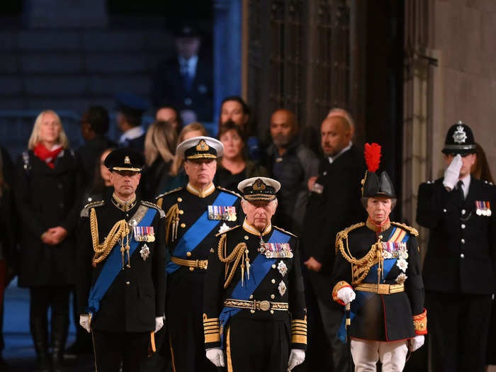 Charles and his siblings held another vigil on September 16 at Westminster Hall in London, where Queen Elizabeth