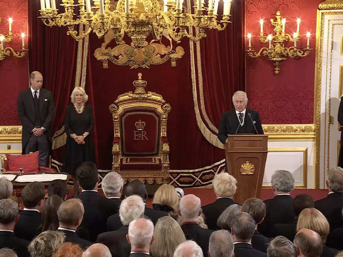 On September 10, Charles and Camilla were formally proclaimed King and Queen Consort by the Accession Council. It marked the first time the historic ceremony was televised.