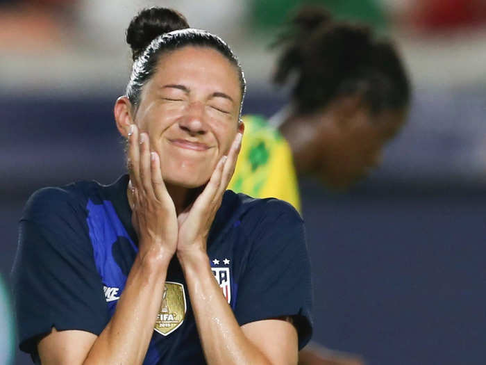 And for some, the disallowed goal brought to mind an absolute golazo from Christen Press that was waved off last summer.