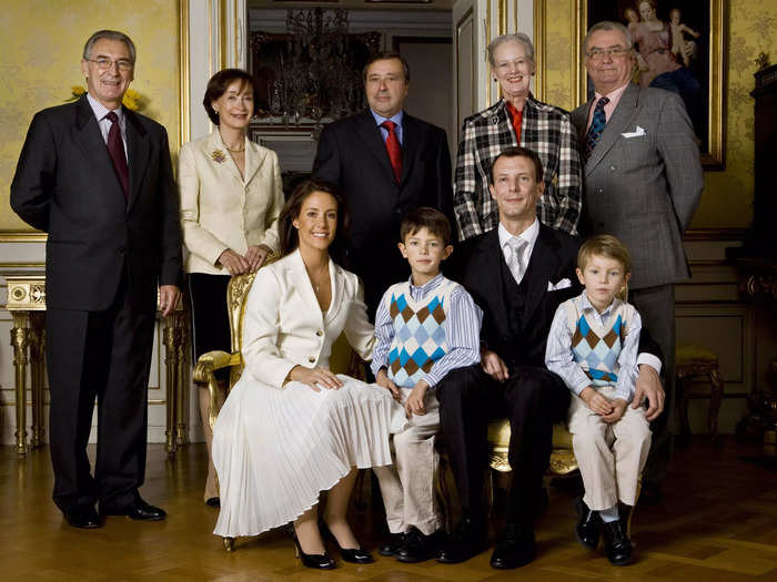 Prince Joachim and Princess Alexandra had two sons: Prince Nikolai in August 1999 and Prince Felix in July 2002. Prince Joachim and his sons posed alongside members of the Danish royal family, including Queen Margrethe, in October 2007.