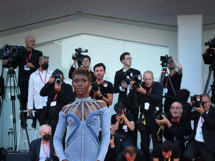 Turner-Smith turned heads when she walked the red carpet at the festival