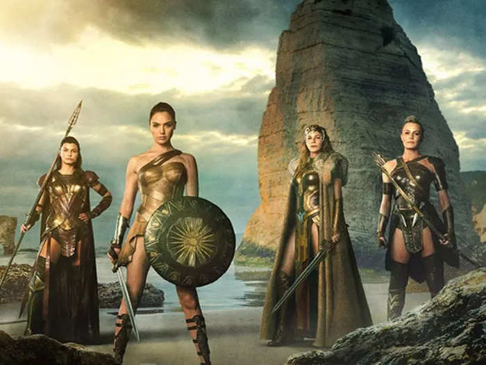 Wonder Woman and the Amazon warriors.