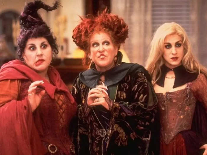 The Sanderson sisters from "Hocus Pocus" and "Hocus Pocus 2."