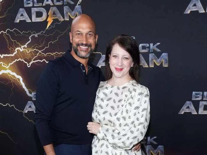 Keegan-Michael Key and his wife Elisa Pugliese also showed up to the premiere.