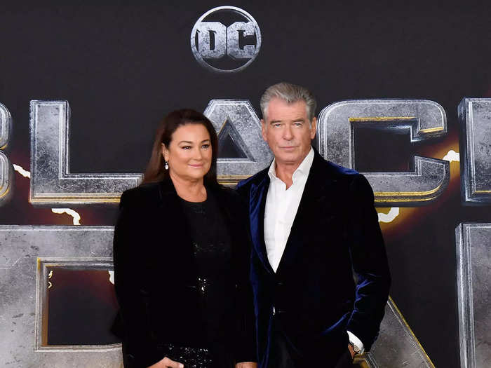 Pierce Brosnan walked the red carpet with his wife Keely Shaye Smith.