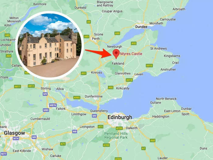 Amanda said Myres Castle is incredibly well located — you can be in Edinburgh in 45 minutes, but also feel a great sense of privacy.