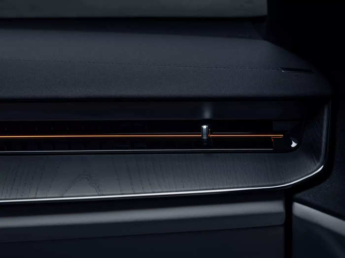 A sleek air vent spans the width of the SUV