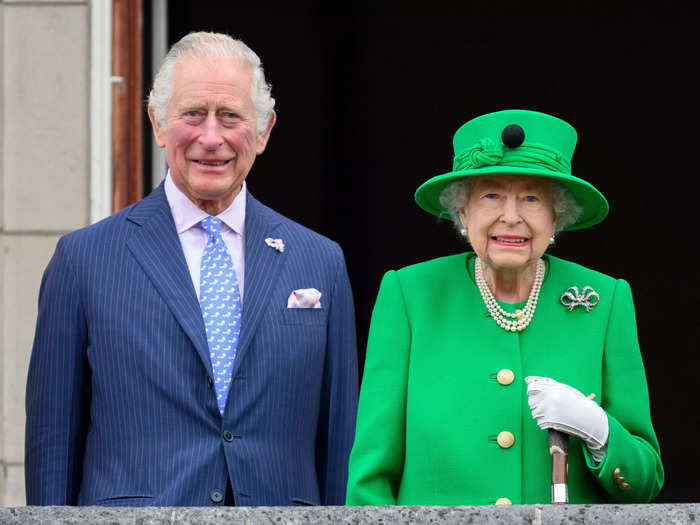 "I particularly love this photo taken at the Platinum Jubilee this year as it really shows the familial resemblance between both the Queen and King Charles," Rooke said.