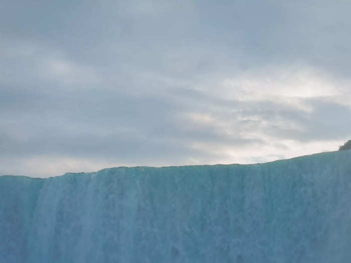 Seeing the water crashing down right in front of me gave me a sense of thrill that I wasn