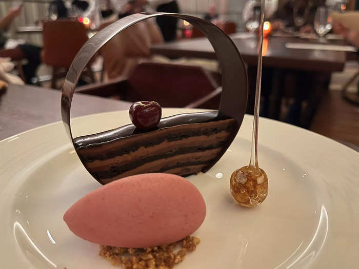 Dessert was almost too gorgeous to eat.