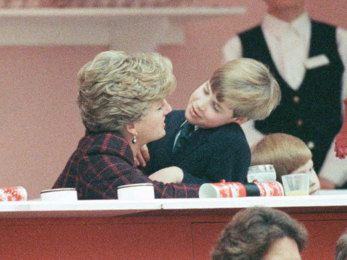 The love between Diana and her sons was obvious in photos.