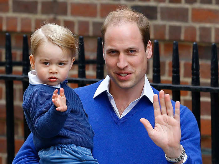 Prince William is also a hands-on parent, though he