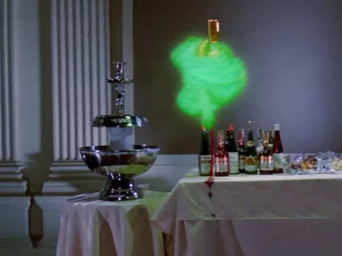 The Ghostbusters never named the green hotel ghost in the first movie.