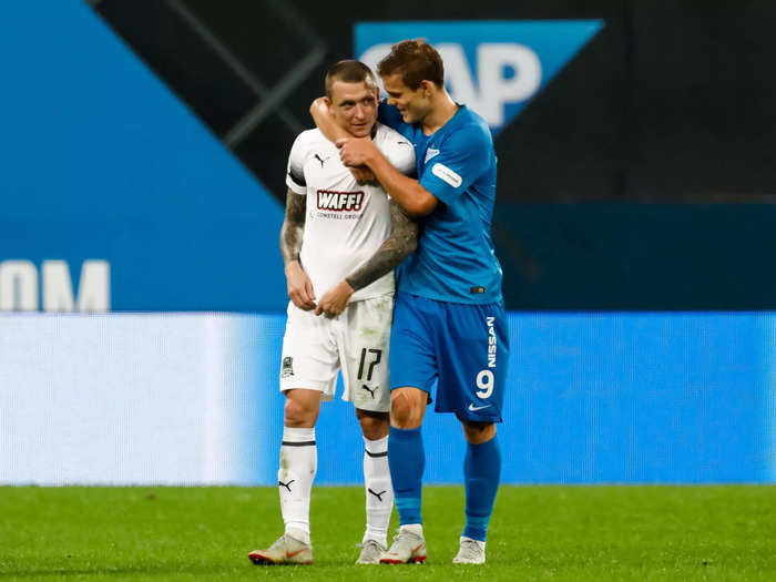 People also reported that such a move was not unprecedented, as Russian soccer players Aleksandr Kokorin and Pavel Mamayev coached prisoners during their sentences at a colony.