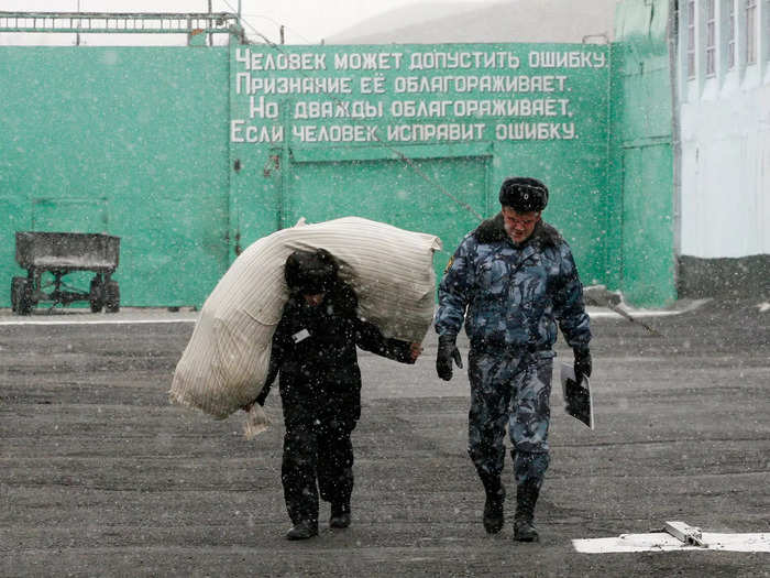 Past inmates in all-female Russian penal colonies have said that "voluntary" overtime work is actually mandatory, with guards threatening retribution if they don