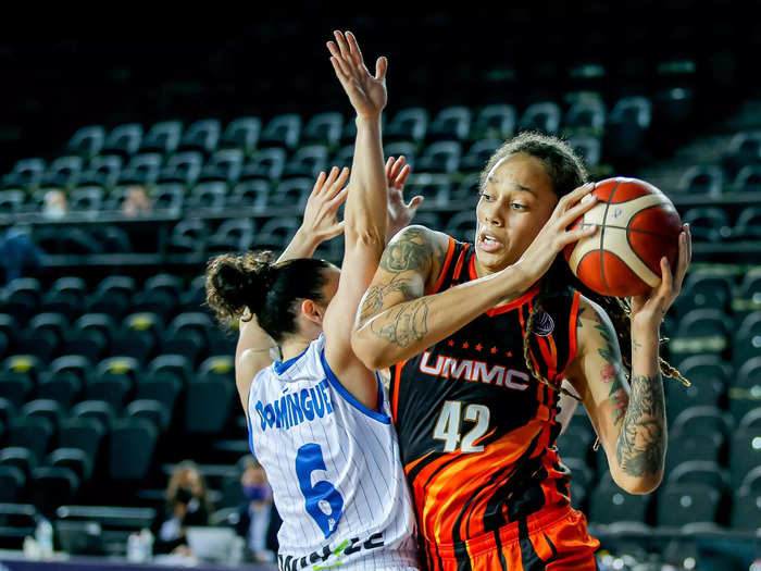 Each year since 2014 — just her second out of college — Griner has headed to Russia to compete for the European powerhouse UMMC Ekaterinburg.