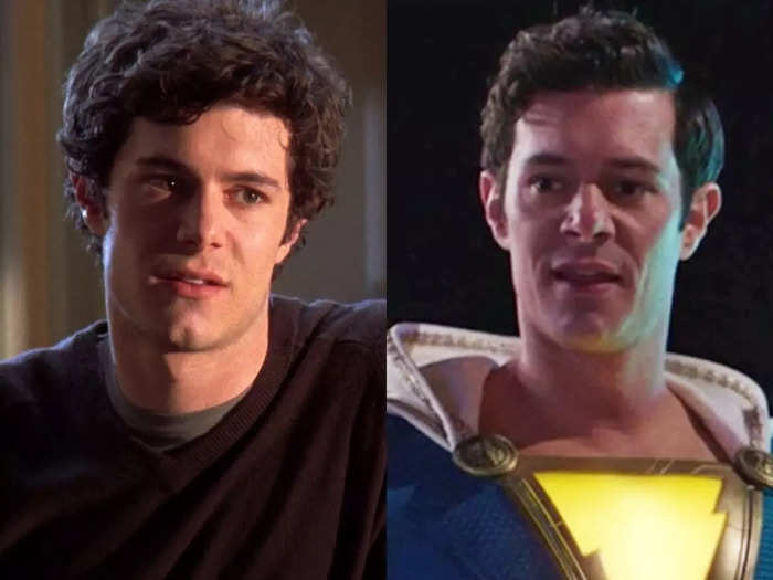 Adam Brody went from playing comic-book-obsessed Seth Cohen on "The O.C." to starring as a superhero in the "Shazam!" movies.