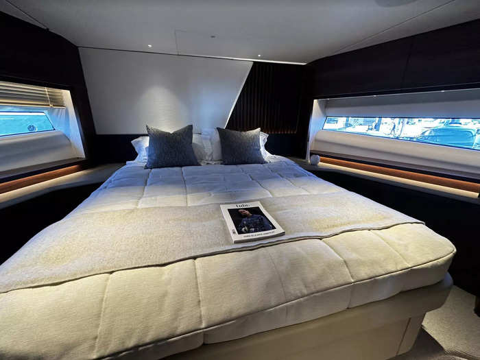 There is a king-size bed in another cabin as well. The yacht has an owner, who clearly maintains it well.