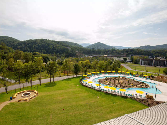 … relaxing lazy river, and pool all made the Lodge feel like a buzzing tropical hotel.