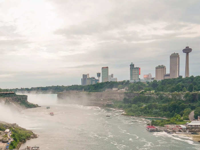 According to Trip Advisor, Niagara Falls, Ontario has more than 200 hotels ranging from one to four stars. The most affordable hotels in the city start at around $47 a night, whereas luxury hotels can start around $250 a night, according to the same source.